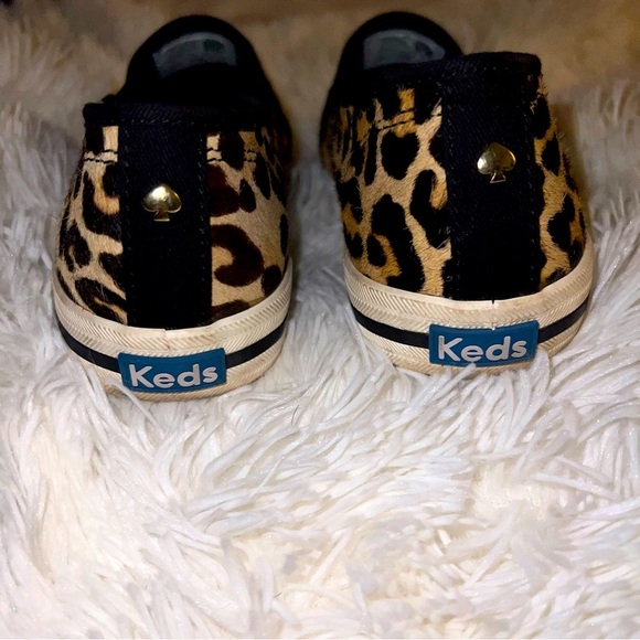Kate Spade/Keds New York Double Decker Leopard-print Sneakers Size 8.5 - Picture 7 of 9
